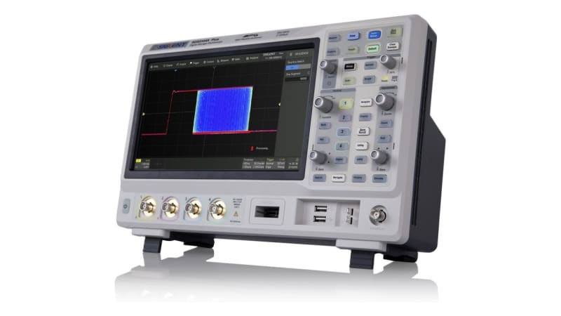 Siglent SDS2104X Plus 100MHz, 2GSa, Osciloscopio de 4 Canales